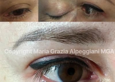 Riga superiore occhi