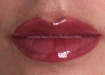 effetto gloss trucco permanente labbra