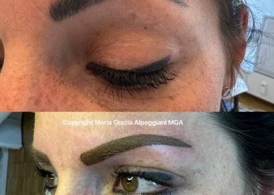 correzione di colore del sopracciglio